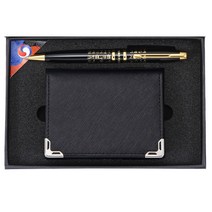 훈민정음 볼펜 + 사피아노 코너 소가죽 명함 지갑