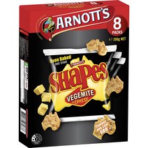 아노츠 Shapes 멀티팩 크래커 베지마이트 & 치즈 8팩