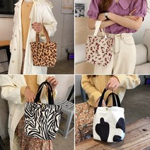 미니코듀로이에코백 에코백 플라워 지브라 호피 레오파드