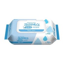 크리넥스 수앤수 코튼클린 물티슈 베이직 캡형, 72매, 6팩