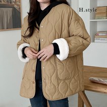 H스타일 (DK)고메즈누비패딩점퍼