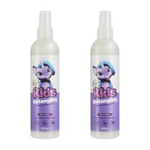 Organic Care Kids Detangling 오가닉케어 키즈 디팅글링 헤어 엉킴 방지 스프레이 베리 블리스 250ml 2팩, 2개