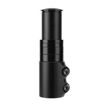 자전거핸들높이 조절 로드 픽시 하이브리드 자전거 일체형 핸들바 드롭바 120mm 포크 익스텐더 익스텐션 스템 라이저 라이즈 업 블랙 어댑터 내구성 mtb 산악 사이클링 부품, Black