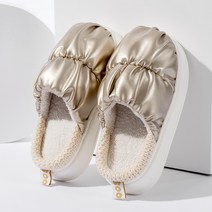 레인부츠 pu표면 소변밟기 코튼 슬리퍼 남녀 커플 홈웨어 미끄럼방지 두꺼운바닥보온 가을겨울 소프트한바닥 방수신발