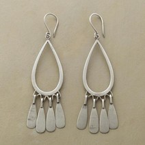 가정용nas 나스 nas 외장 하드 서버 구축 간단한 패션 금속 벽걸이 물방울 귀걸이 독특한 술 실버 컬러 파, 01 SILVER