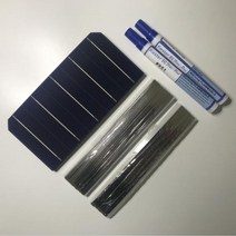 Allmejores diy 12v 100w 태양 전지 패널 키트 단결정 태양 전지 40 개몫 충분한 태빙 와이어 및 버스 바 + 플럭스 펜 포함