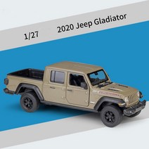 지프 JEEP 글래디에이터 픽업트럭 모형 자동차 다이캐스트 1:27, 화이트