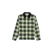 스투시 22SS 코듀로이 프랭크 체크셔츠자켓 1110209 BLACK