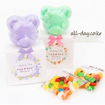 올데이 (KC인증)곰돌이 천연비누 간식세트, 20개이상, 1세트