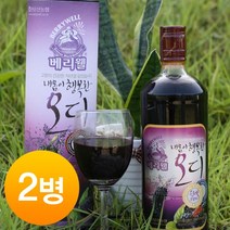 고창선운산농협 베리웰 내몸이행복한오디 700ml x 2병 오디먹는법 뽕나무열매 블랙푸드 명절선물세트