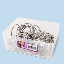 사무실 관공서 업무 서류 정리 카드링 40mm 50개, 1