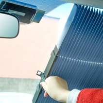 앞유리 햇빛가리개 70cm, 블랙, 1개