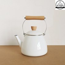 화이트 법랑 주전자 인덕션 감성 미니 캠핑용 차박용, 붉은색, 2L(포함)-3L(포함)