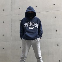 오늘배송 출발 (스플랜더) 아치로고 헤비웨이트 오버핏 후드 티셔츠(NY) SPWHD2132 후드맨투맨 (13시까지 주문시 오늘출발)