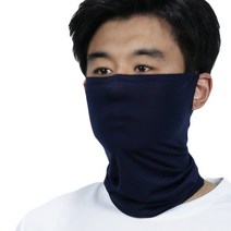 1+1 귀걸이 멀티 쿨 마스크 자외선차단 안면 골프 자전거 쿨 넥워머 목토시 오토바이 골프 스포츠 워머 쿨러, 블랙, 그레이