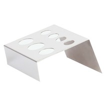 실험실 소모품 스테인레스 스틸 직사각형 커버 문신 잉크 안료 컵 캡 스탠드 홀더 보관 용기 랙 액세서리, 한개옵션1, 한개옵션0