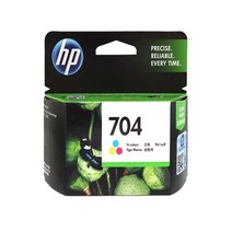 HP 정품 CN692AA NO.704 검정 데스크젯 K110A K010A 잉크, CN693AA NO.704(컬러)