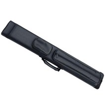 당구 큐케이스 가방 PU 가죽 당구 풀 케이스 스틱 스토리지 스포츠용 내구성, 03 Black 6 Hole