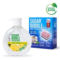슈가버블 식기세척기 올인원 타블렛 애플민트 35개입 + 친환경 주방세제 470mL 1개, 식기세척기타블렛35입+레몬크러쉬470mL 1개