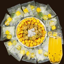 금귤 레몬 패션프루트 티백 음료 동결건조 청귤차 꽃에 물을 타서 마시는 것 과일차, 08. 투명백 감귤 패션프루트 100포