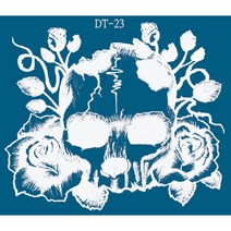 헤나타투도안 반영구스티커 셀프헤나 문신도안, 1개, DT도안-23