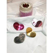 쁘니쥬 메탈 하트 똑딱핀 헤어핀 머리핀