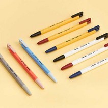 모나미 153 클립 볼펜 CLIP 0.5mm 0.7mm 1.0mm 낱개, 0.5블랙