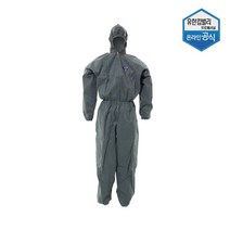 크린가드 A20 보호복 후드 회색 XL 안전복 43025