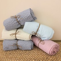 국산 시원한 여름 담요 / 경량 시어서커 쿨링 홑겹 이불