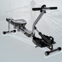 유압식 로잉머신 헬스 클럽 실내 피트니스 다이어트, 와이드 트랙/대형 가죽 쿠션/LCD 디스플레이