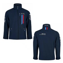 겨울 라이딩복 자전거 BMW Motorrad WorldSBK 레이싱 팀 모터 스포츠 오토바이 자켓 지퍼 방풍 보온 사이클링 장비 단품 세트, XXXL, 01 Navy Blue