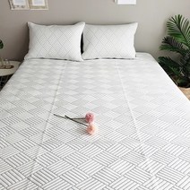 천사베딩 레오나 아쿠아 아이스셀 여름 냉감패드 침대패드 고정밴드