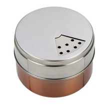 1pcs 조미료 병 스테인리스 회전 항아리 바베큐 상자 옥외 가구 다공성 향미료, 01, CHINA