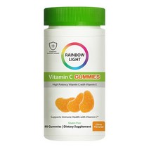 레인보우라이트 비타민 C 슬라이스 250mg 텐지 오렌지 구미, 90개입 × 1개
