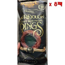 Unique Snack 유니크스낵 오리지널 사우어 도우 크래프트 비어 프레즐 링 312g 8팩