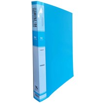 연합 B4 클리어화일 크리어화일 바인더 속지 20장 내장 / 리필가능 클리어화일 B4 크리어파일 B4, 하늘