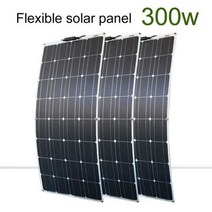 태양 전지 패널 키트 및 유연한 고효율 배터리 충전기 모듈 300W 200W 100W 12V 24V, 300w 태양 전지판