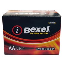 벡셀 고성능 플래티넘 벌크형 AA 건전지, 40알