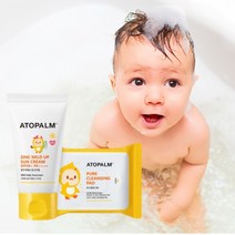 돌아기 선크림 아토팜 선밀크 SPF50+ PA++++, 아토팜 22년 징크 마일드업 선크림 65g