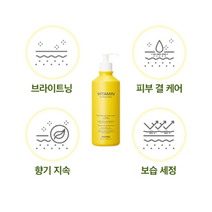 에르매S 전신 미백 바디워시 제주 청귤비타민수 바디케어 남성호감향기 만족도97.2% 뷰티셀럽들의 워너비, 500ml*1개