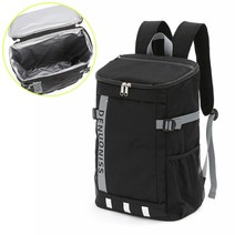 보냉 보온 아이스 배낭 백팩 가방 22리터 오프너 반사띠 아이스백 등산 등산용 캠핑, 블랙그레이