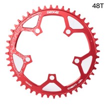 체인링 swtxo deckas 110bcd 로드 바이크 알루미늄 합금 shimano, 48t 체인링 레드