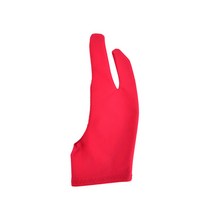 드로잉 장갑 오른손 왼손 터치방지용 원핑거 태블릿장갑 모든 그래픽 을 위한 오른손 및, 02 Red