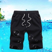 [모비딕컴퍼니] 쿨링반바지 고무줄바지 와이드반바지 남성반바지 츄리닝 남자배기팬츠 phiao