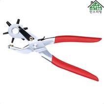 민스리빙 고급형 가죽구멍 펀칭기 펀치, 실버, 1개