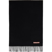 아크네 23SS CANADA NR NEW 울 머플러 블랙 CA0210 900