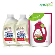 아토세이프 액상 세제 1.8L 1개+홈드라이전용 1.13L 2개, 단일옵션