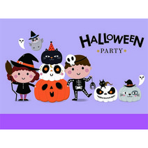 할로윈데이현수막 할로윈현수막 할로윈파티 장식 용품 Happy Halloween day 어린이집 유치원 영어학원 배경현수막 포토존 전문디자인샵 도모꼬, G8.할로윈
