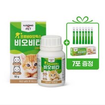 일동펫 비오비타 펫 프로바이오틱스 고양이 유산균 60g