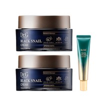 닥터지 블랙 스네일 크림 50ml x2 + AHC 아이크림 시즌9 12ml, 상세페이지 참조